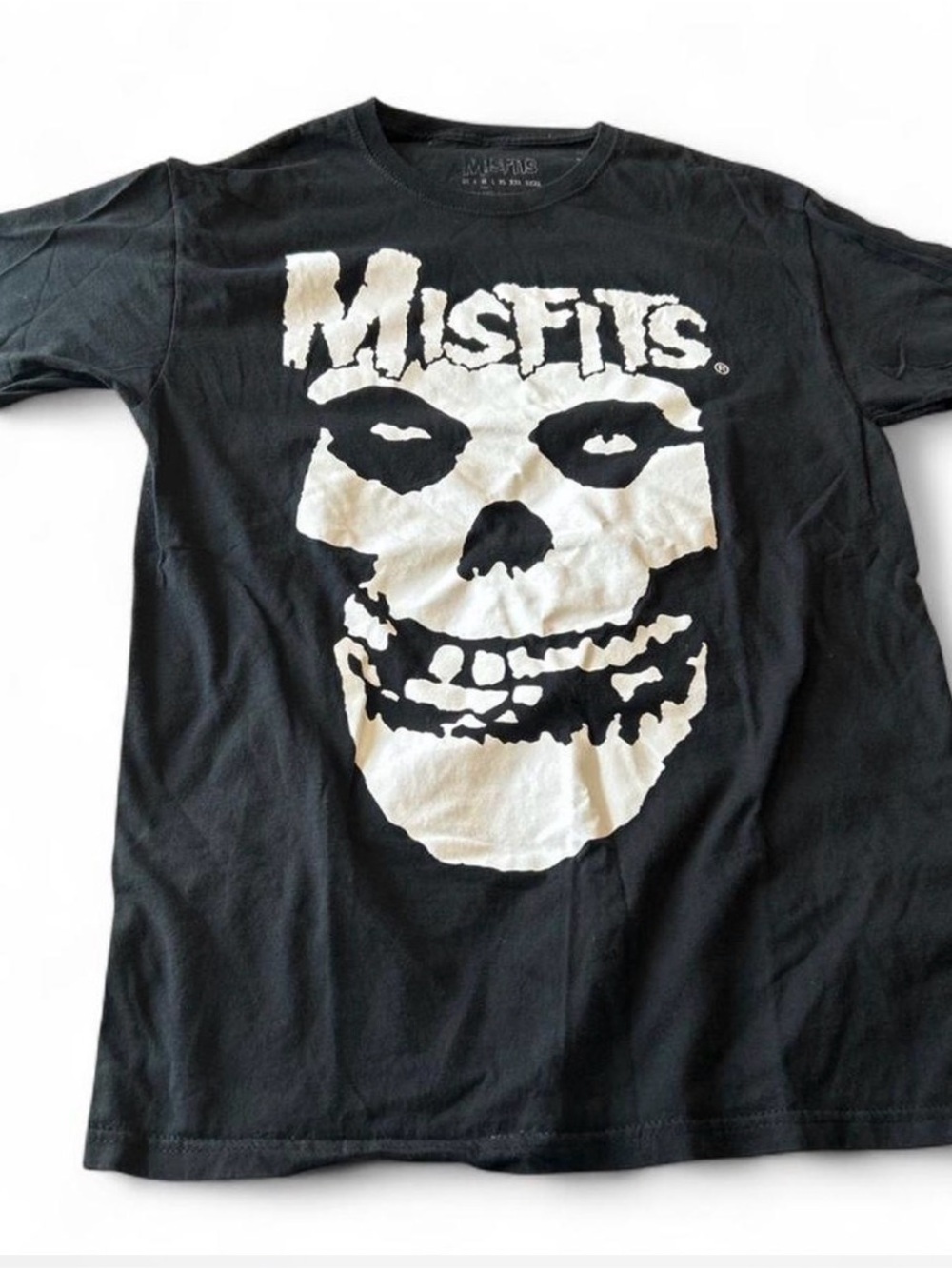 Misfits band Tee - White Skull Logo